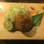 いが嵐倉庫 - めんちカツすだちをしぼって350円