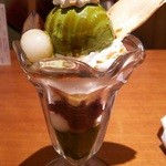 京洋食 あかつき - 宇治抹茶パフェ