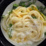 うどん 丸香 - 山かけ＋温泉玉子