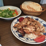 トルコ料理レストラン ヒサル - 【チキンケバブセット】（750円税込）