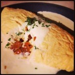 バロワーテラス 千駄ヶ谷 - いくら入りオムレツ