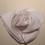 ビストロアム - お化粧室に中座している間に、ナプキンの薔薇が咲きました♪