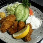 食楽 - 自家製タルタルソースで～カキフライ!!
