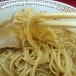 華遊軒 - 2015年10月　麺持ち上げ