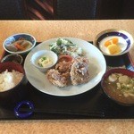 珈琲倶楽部 - 日替わりランチ　若鶏の唐揚げ