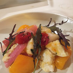 シシリヤ - 柿とカブのカルパッチョ