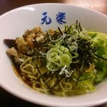 油そば 700円(太麺売り切れで細麺)