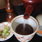 がんこそば - 「そば湯」も完食しちゃいました。