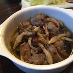 縁家 - 2015.10. 牛タンボールのアヒージョ