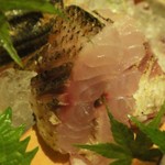 和彩　そあら - 造り盛り合わせ・・・カマス炙り