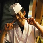 お茶目な大将です＾＾本人承諾済