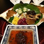 北新地 湯木 - ワタリガニとアワビです。