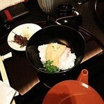 北新地 湯木 - 湯木の名物、鯛茶漬けです。