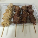 赤城 - おまかせ串4本201508