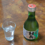 うなぎ 松村 - 冷酒 剣岳（486円）