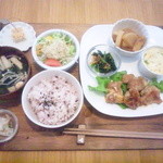 akaimi cafe - 週替わりのakaimiランチ　800円(税込)　2015年10月中旬