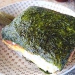 いっぷく屋 - タコポーおにぎり（３００円）。