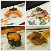 かぐら坂 新富寿司 - 金目鯛、イワシ、ウニ、見蛤