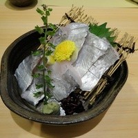 かどや 虎ノ門 - 釣り太刀魚の刺身