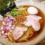 DAIKUMA - １０月１７日の鶏烏賊醤油　チャーシュー1枚　味玉はサービス