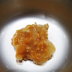 三谷 - ボタン海老、焼き卵と肝和え