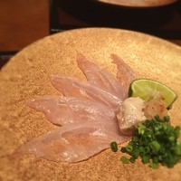 日本橋逢坂 - かわはぎ薄造り