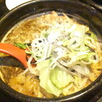 スパイス&ラーメン橙 - 平日ランチ限定　カリーらぁめん＆半ライスセット　７８０円　カリーらぁめん　【　２０１５年１０月　】