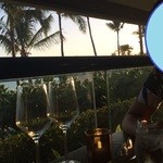 Bali Steak & Seafood - 窓際席から見えるサンセット前の風景