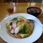 紀文食堂 - 中華丼600円
