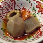 季節料理 いまむら - 小鉢（筑前煮）