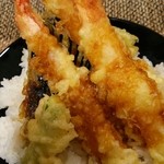 馳走 あべ  - 大海老天丼  アッブ