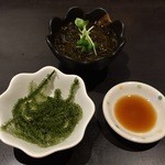 海ぶどう＆もずくから♪