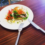 カフェ　レトワールドメール　アンクリネゾン - 料理写真:ベーグルサンド