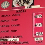 Waiola Shave Ice - メニュー