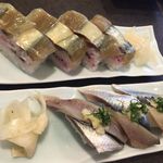 いわし舟 - 【鰯】押し寿し,にぎり