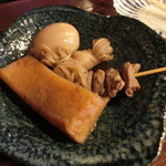 2015年10月：おでん…ロマンス、もつ、しらたき、卵(各100円)♪