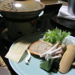 伊豆 薫風 - 涛亭名物「地鯵のたたき鍋」