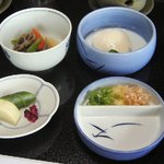 伊豆 薫風 - お新香、煮物、豆腐！