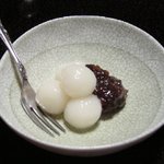 伊豆 薫風 - デザートは「あずき白玉」！
