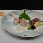 Shimozaki - カナ、鯛、イカ、あとアジ？