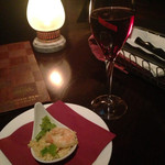 オリエンタルビーチ元町 - 夜はこんな感じで。一口タイプの前菜
