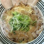 極麺 青二犀 - 鶏しおらーめん750円