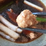 そば哲 - つみれ入り