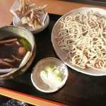 そば哲 本店 - かもざる　￥1,380