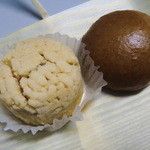 京菓子 岬屋 - 黄身しぐれと麦まんじゅう