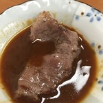 鉄板焼 豚肉ホルモン専門店 おっきん - 味噌だれ絶妙