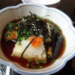 きりん食堂 - 豆腐と茄子の揚出し(15-10)