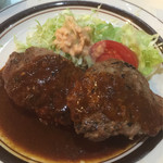 ハンブルク - Wハンバーグ定食 750円