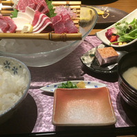 馬桜 銀座通り店 - 刺身ランチ 2600円