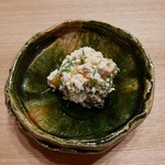 日本料理 e. - 【柿とオカヒジキの白和え】◎2015/10